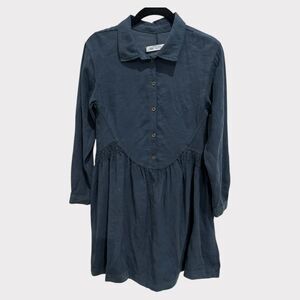 Zara Kids Button-Down Dress - SZ 13-14 NWT